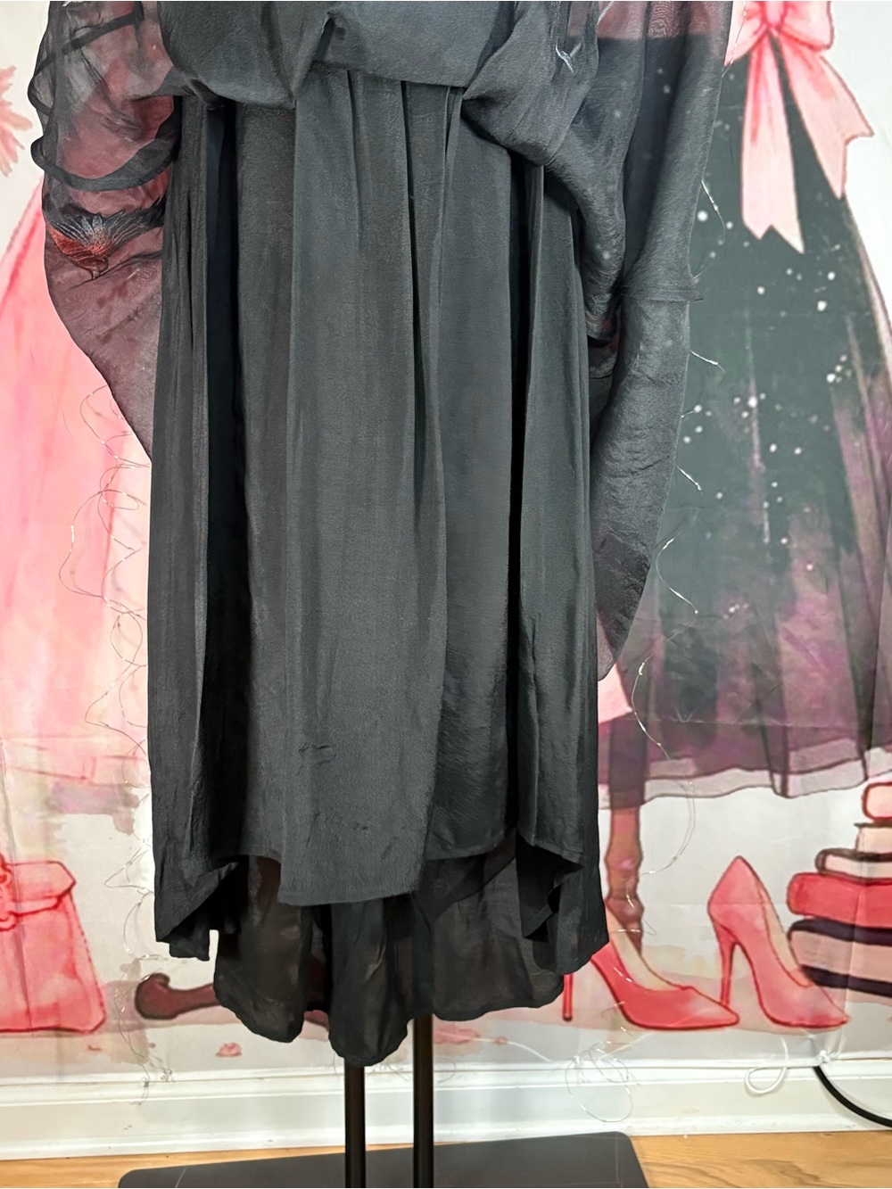 AGAATI Whispering Wings Silk Organza Embroidered Gown dress Sz SX price $625 - Picture 12 of 15